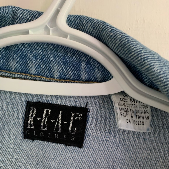 VINTAGE Denim 👖 Vest - Picture 7 of 9